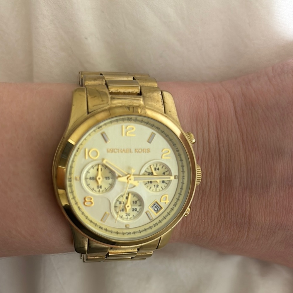Michael Kors Gold Chronograph Watch